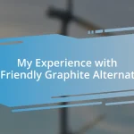 My Experience with Eco-Friendly Graphite Alternatives