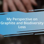 My Perspective on Graphite and Biodiversity Loss