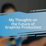 My Thoughts on the Future of Graphite Production